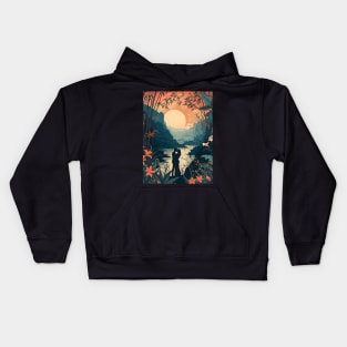 Discover True Romance: Art, Creativity and Connections for Valentine's Day and Lovers' Day Kids Hoodie